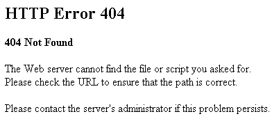 404error page